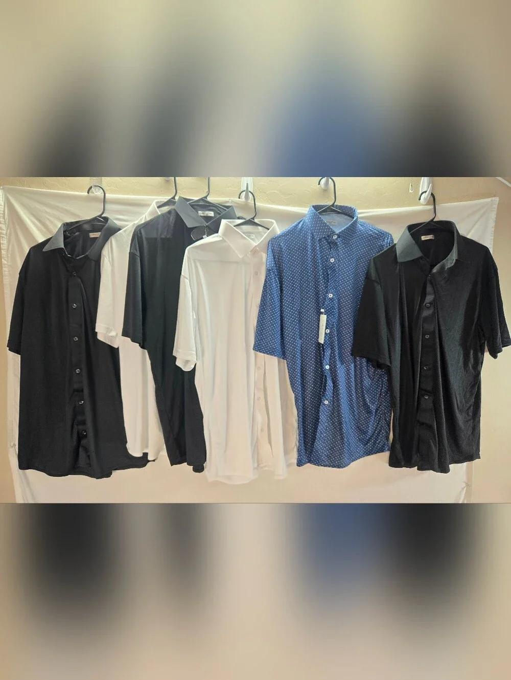 Lot of 6 Collars & Co Men's XL Dress Shirts NWT & NWOT